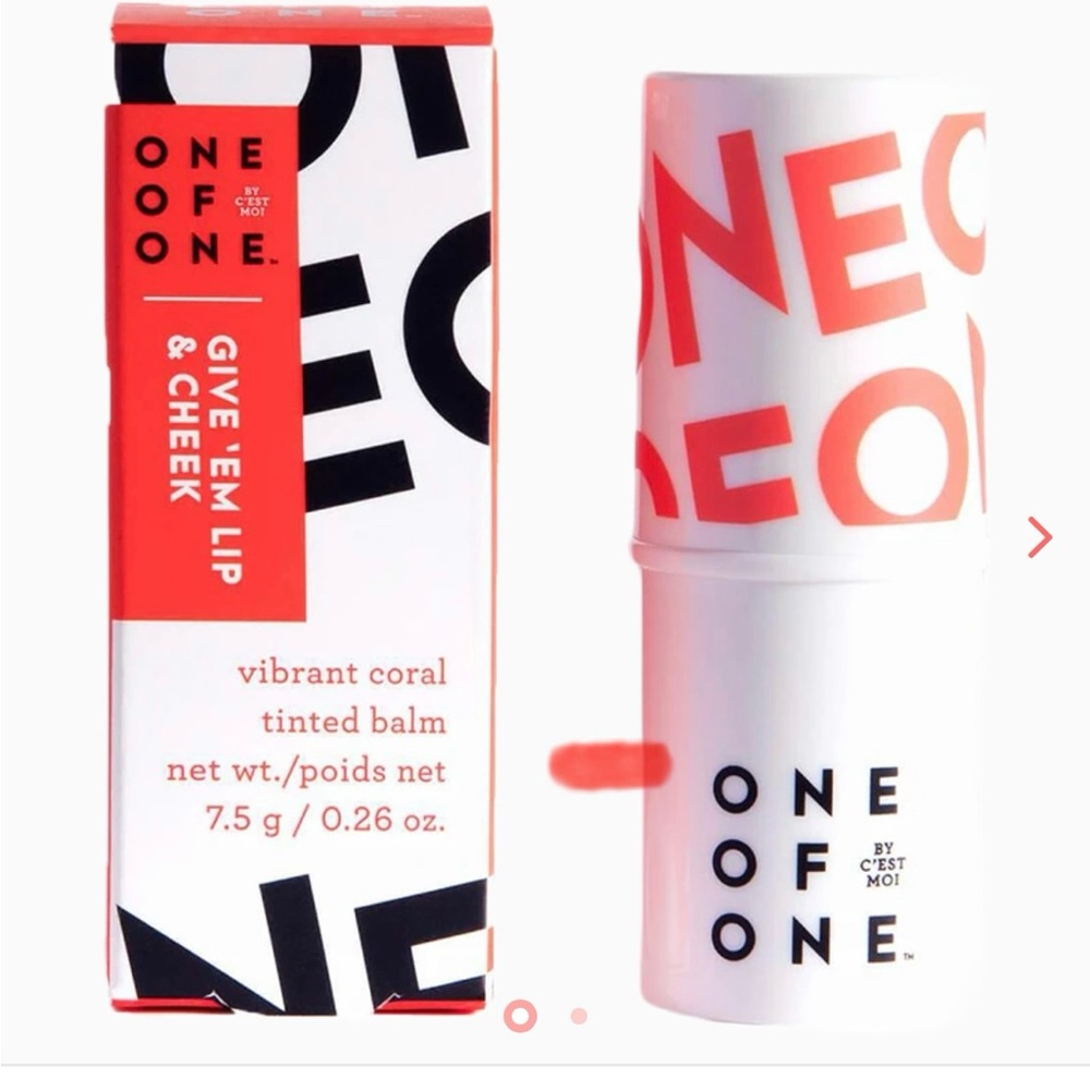 One of One by C’est Moi Give ‘em Lip & Cheek Tinted balm for lips & cheeks Saucy
